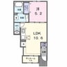 Ｇｒａｐｅ・Ｇａｒｄｅｎ 1LDKの間取り