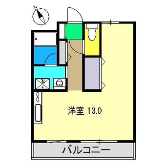 間取図 コーポリベール A棟