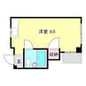 高知市電ごめん線・伊野線/上町一丁目駅 徒歩3分 2階 築40年 1Rの間取り