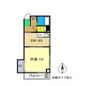 ネオクレメント 1DKの間取り