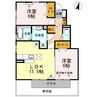 ソレイユⅠ 2LDKの間取り