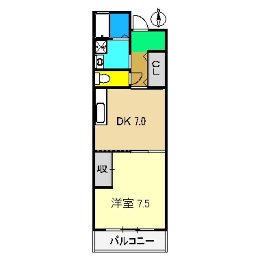 間取図 ロイヤルガーデン Ⅱ