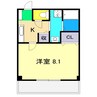エル・パティオ 1Kの間取り