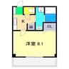 エル・パティオ 1Kの間取り
