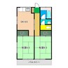 ハイツ北村 2DKの間取り