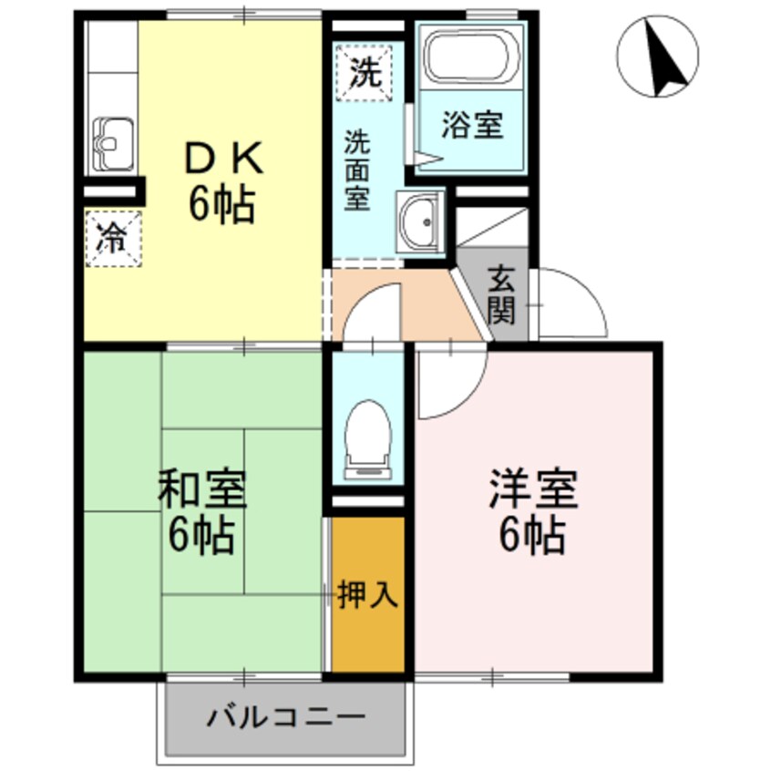 間取図 セジュール布師田