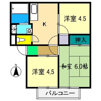 間取図 ハイツぶどうの木