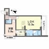 ベレオFukata 1LDKの間取り