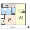 ベレオ雅 1LDKの間取り