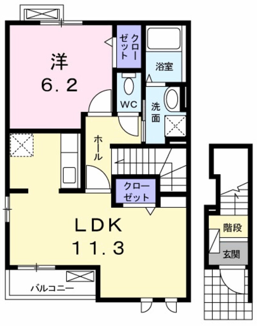 間取図 ブライト・ヒルズ・一宮