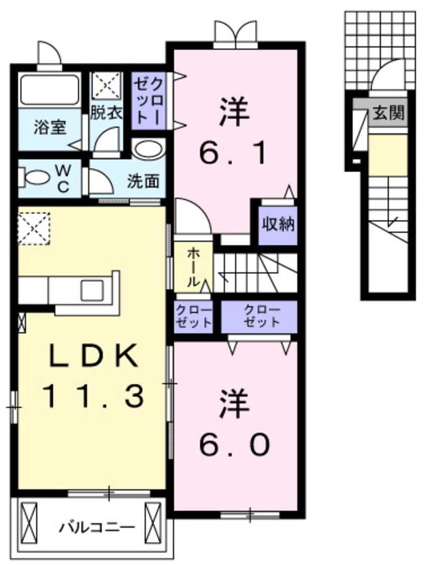 間取図 ローレンスハイツ