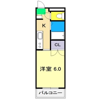 間取図 クレメント南宝永