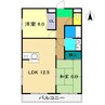 高知市電ごめん線・伊野線/文珠通駅 徒歩3分 2階 築23年 2LDKの間取り