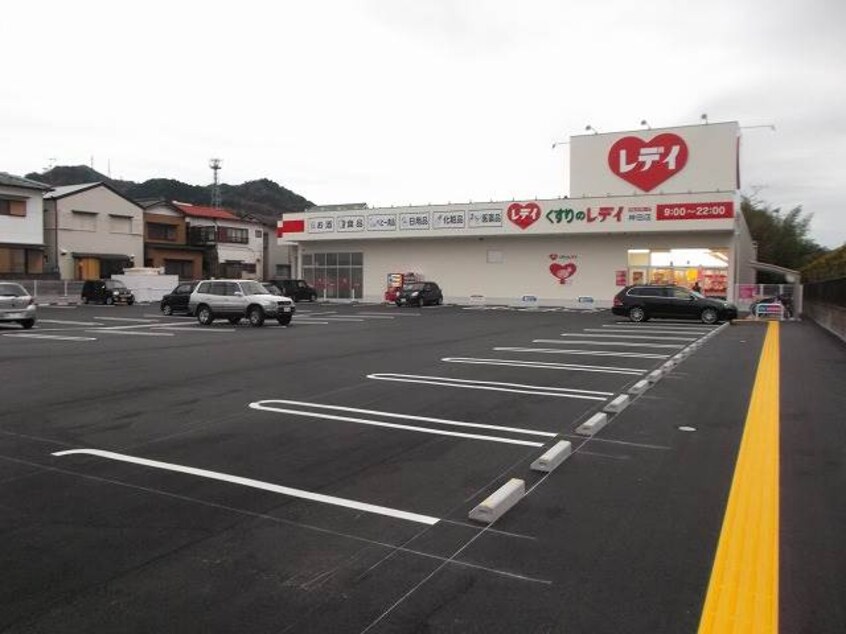 くすりのレデイ 神田店(ドラッグストア)まで231m ジャーマン　アイリス　西川