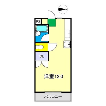 間取図 クラウン朝倉