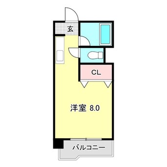 間取図 エレガンスコーポクスノセ