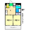 メロディーハイム稲荷町の間取図