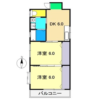 間取図 レガロ北竹島