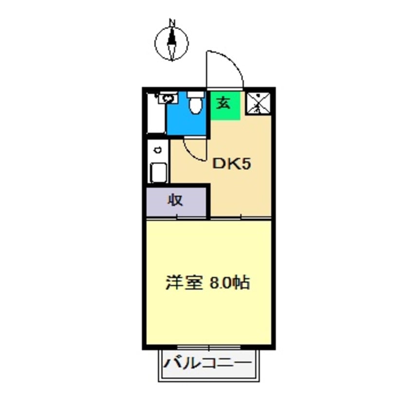 間取図 木の丸曙ハイツ