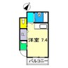 ピア北岡 1Rの間取り