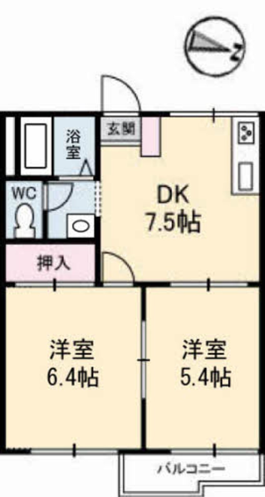 間取図 タウニー塩田町