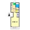 メゾンあおい 1Kの間取り