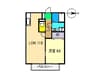 かもべ宮ノ丸 1LDKの間取り