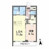 シャーメゾン アトリエ 1LDKの間取り