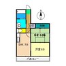 山崎ハイツ(桟橋) 2DKの間取り