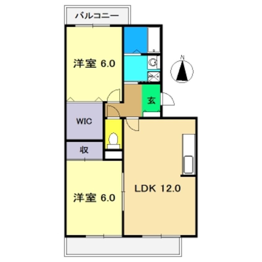 間取図 ヴァンミルワール 東