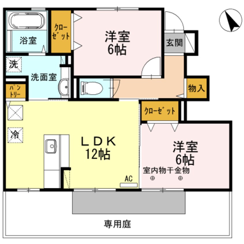 間取図 モンブラン