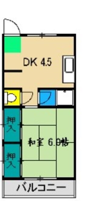 間取図 ボンジュール宗円