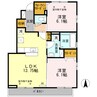 ヴィラ タートル 2LDKの間取り