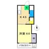 エスペランス Ⅰ 1Kの間取り