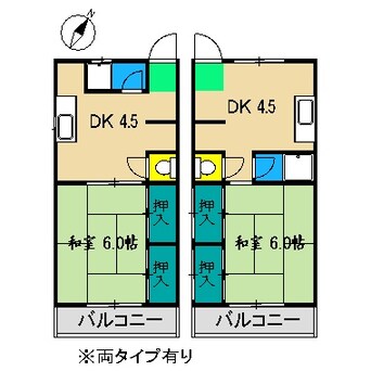 間取図 ボンジュール宗円