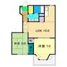 エンゼルハイツ高須 2LDKの間取り
