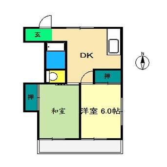 間取図 エスポアールKNA