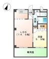エルシエロ 1LDKの間取り