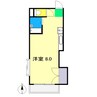 高野ハイツ 1Rの間取り