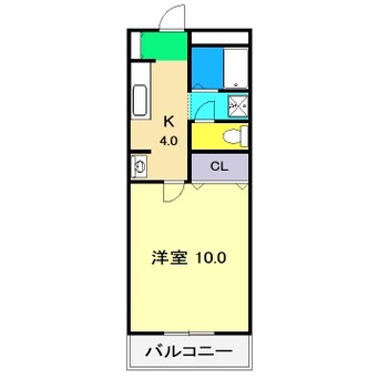 間取図 エスポアール(北久保)