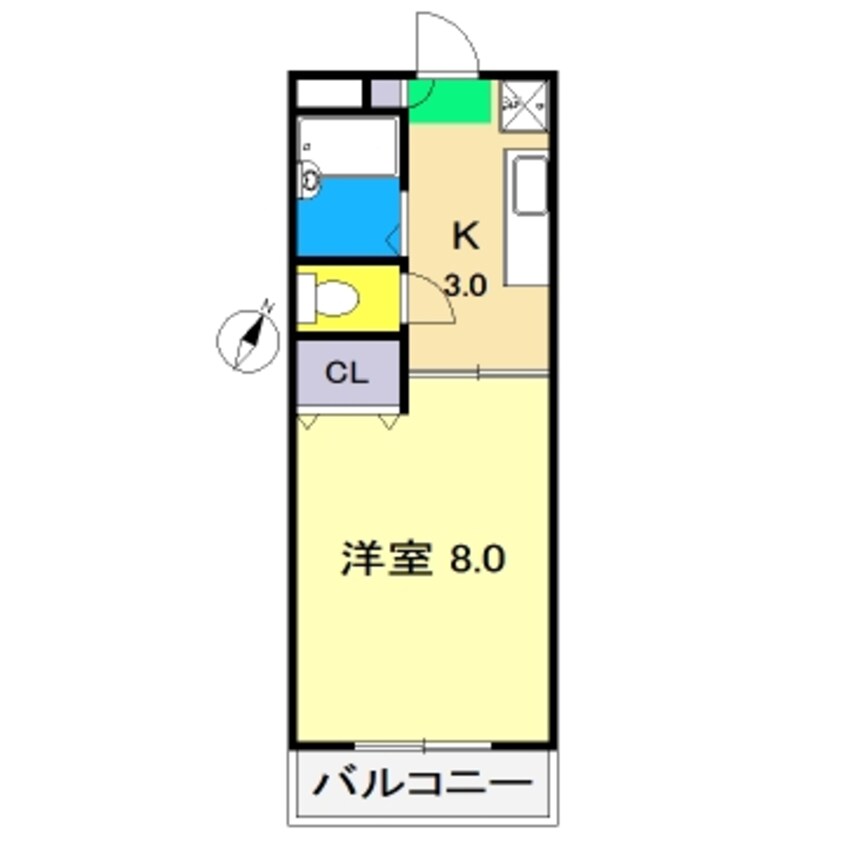 間取図 クレーデル高須