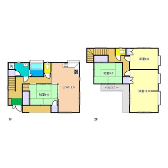間取図 貸家(大津甲1229-22)