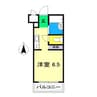 エクセル21 1Rの間取り