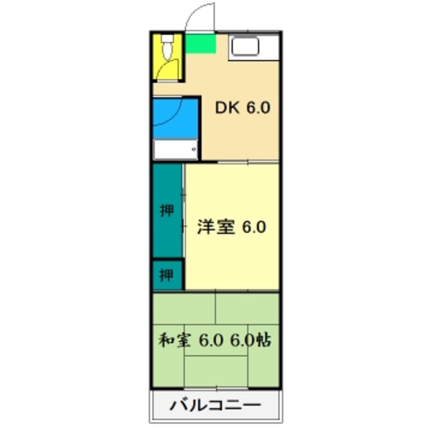 間取図 コーポふゆみ