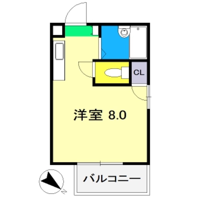 間取図 メゾン フローラル