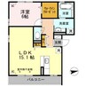 アルフォート 1LDKの間取り