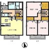 ハートポジションⅡ 3LDKの間取り