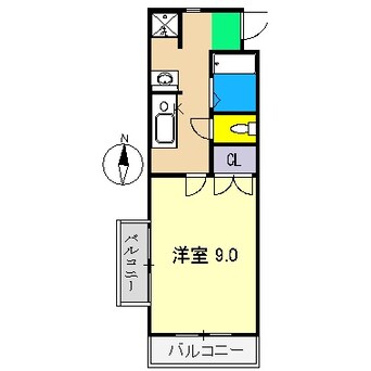 間取図 エントランスパークビル