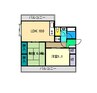 レジェンド泉 2LDKの間取り