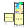 エスポアール 1Kの間取り